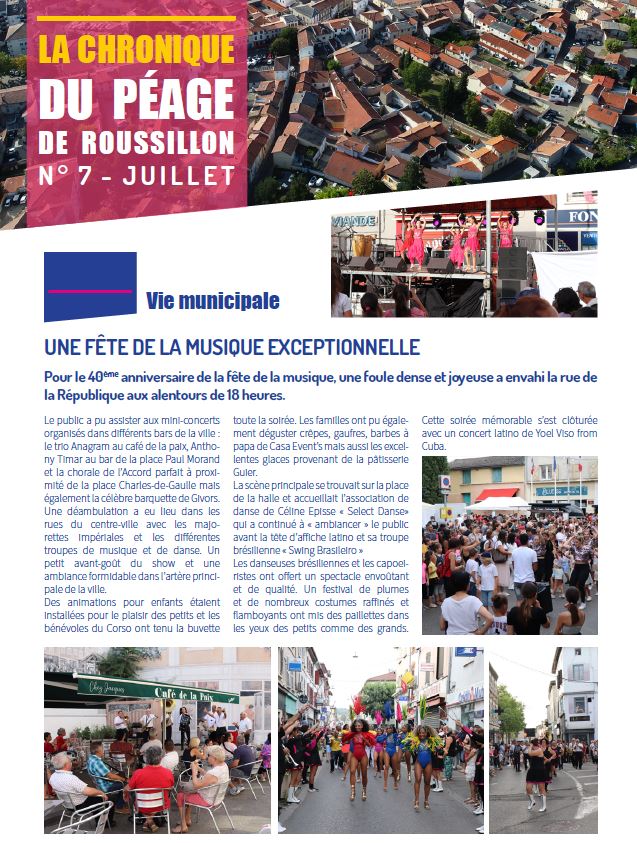 La chronique du Péage de Roussillon Péage de Roussillon