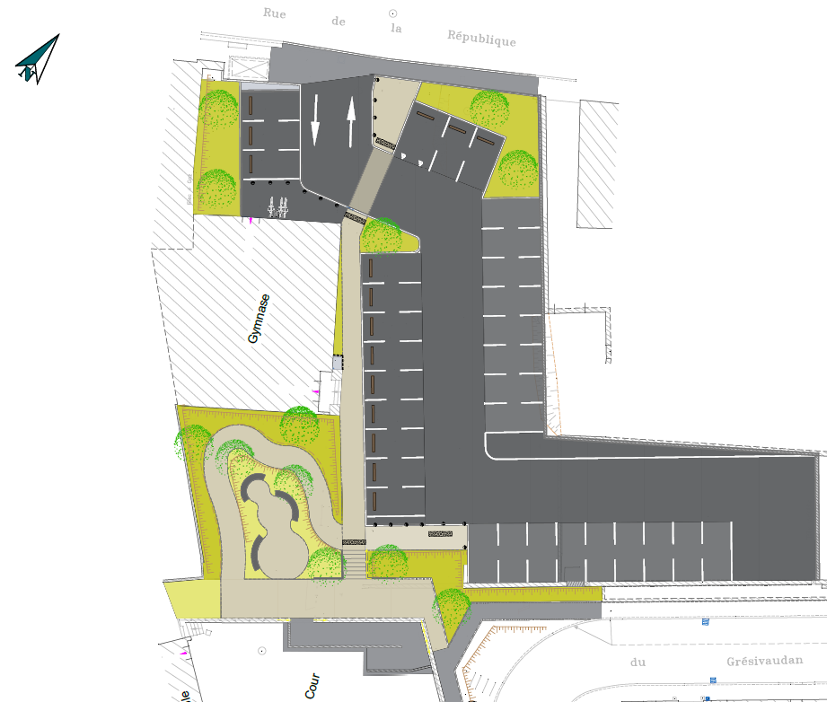 Un nouveau parking et un parvis pour l'école Bayard sécurisé et aménagé ...